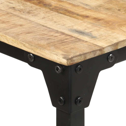Matbord 160x80x76 cm grovt mangoträ