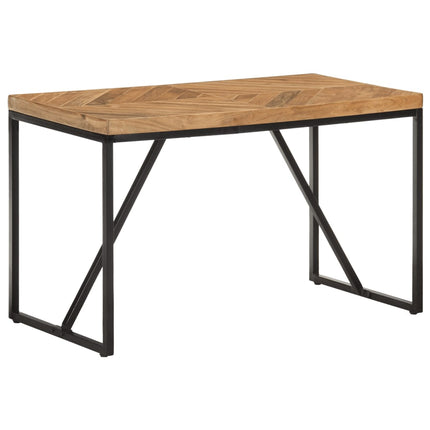 Matbord 120x60x76 cm massivt akaciaträ och mangoträ