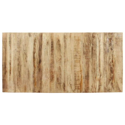 Matbord 160x80x76 cm grovt mangoträ