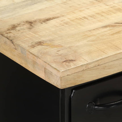 Skänk 140x38x76 cm grovt mangoträ