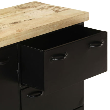 Skänk 140x38x76 cm grovt mangoträ