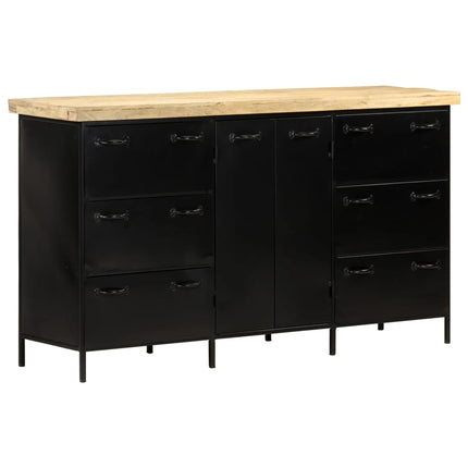 Skänk 140x38x76 cm grovt mangoträ