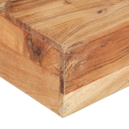 Soffbord 80x80x28 cm massivt akaciaträ