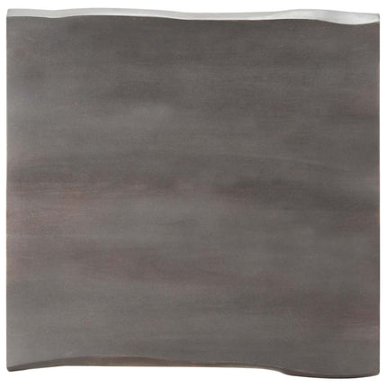 Soffbord med levande kanter 60x60x40 cm massivt akaciaträ