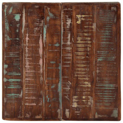 Cafébord 60x60x76 cm massivt återvunnet trä