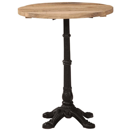 Cafébord Ø60x76 cm grovt mangoträ