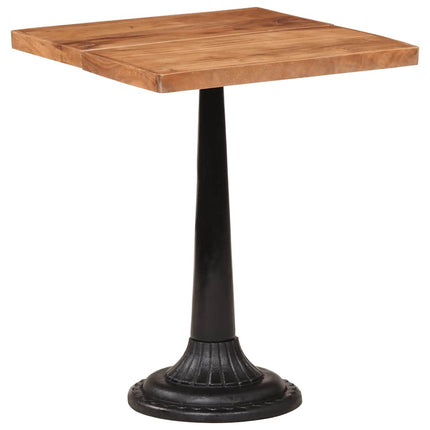 Cafébord 60x60x76 cm massivt akaciaträ
