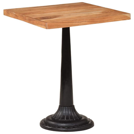 Cafébord 60x60x76 cm massivt akaciaträ