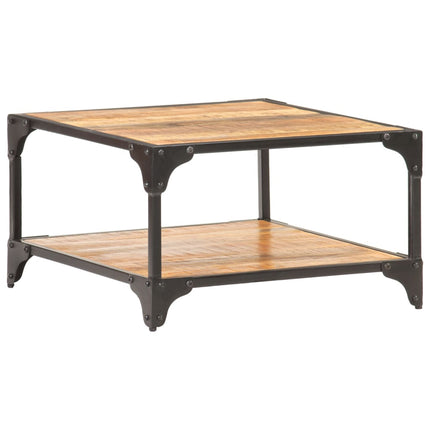 Soffbord 60x60x35 cm massivt mangoträ