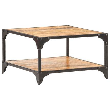 Soffbord 60x60x35 cm massivt mangoträ