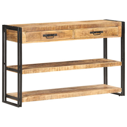 Skänk 120x30x75 cm massivt grovt mangoträ
