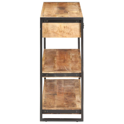Skänk 120x30x75 cm massivt grovt mangoträ