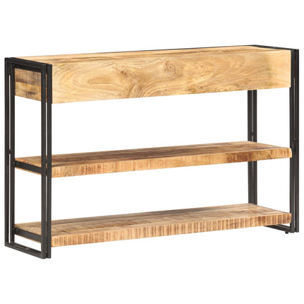 Skänk 120x30x75 cm massivt grovt mangoträ