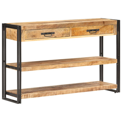 Skänk 120x30x75 cm massivt grovt mangoträ
