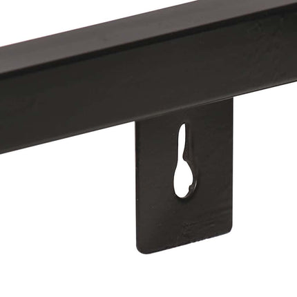 Vägghyllor 2 st 80 cm massivt återvunnet trä