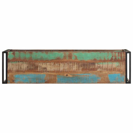 TV-bänk 120x30x40 cm massivt återvunnet trä