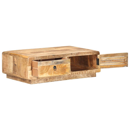 Soffbord 90x60x29 cm grovt mangoträ