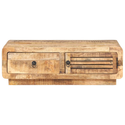 Soffbord 90x60x29 cm grovt mangoträ