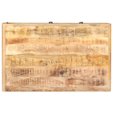 Soffbord 90x60x29 cm grovt mangoträ