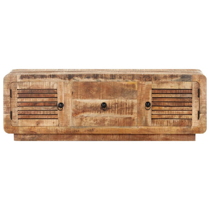 TV-bänk 120x30x40 cm grovt mangoträ