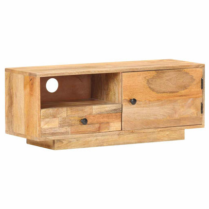TV-bänk 90x30x35 cm massivt mangoträ
