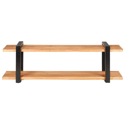 TV-bänk 130x40x40 cm massivt akaciaträ