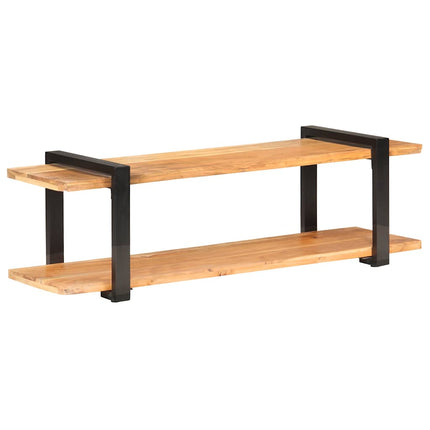 TV-bänk 130x40x40 cm massivt akaciaträ