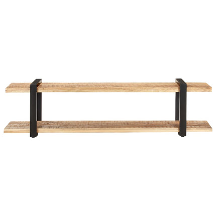 TV-bänk 160x40x40 cm massivt grovt mangoträ