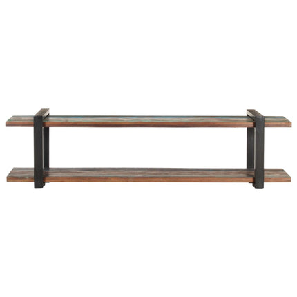 TV-bänk 160x40x40 cm massivt återvunnet trä