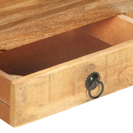 TV-bänk 117x30x41 cm massivt grovt mangoträ