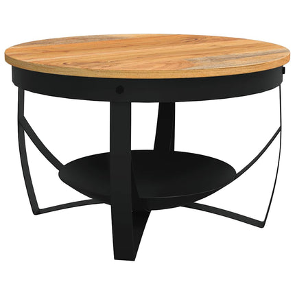 Soffbord Ø68x43 cm massivt akaciaträ