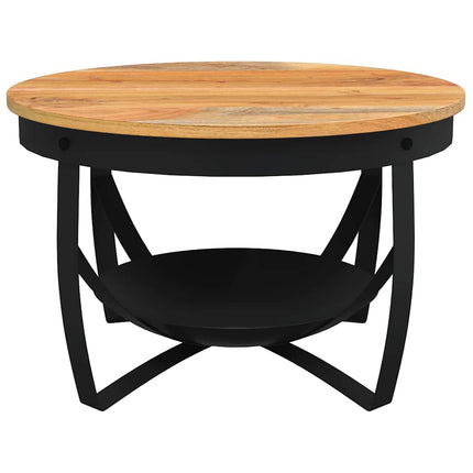 Soffbord Ø68x43 cm massivt akaciaträ