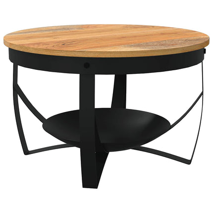 Soffbord Ø68x43 cm massivt akaciaträ
