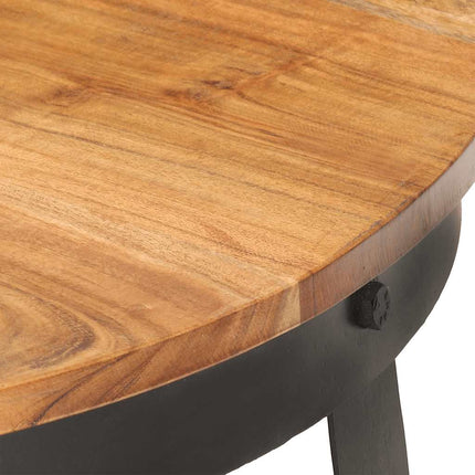 Soffbord Ø68x43 cm massivt akaciaträ