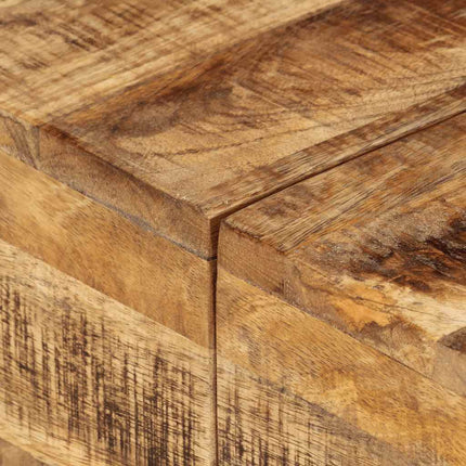 Soffbord 68x68x41 cm grovt mangoträ