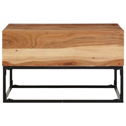 Soffbord 68x68x41 cm massivt akaciaträ
