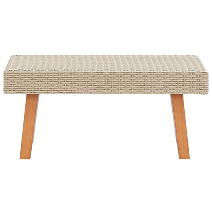 Trädgårdsbord konstrotting beige
