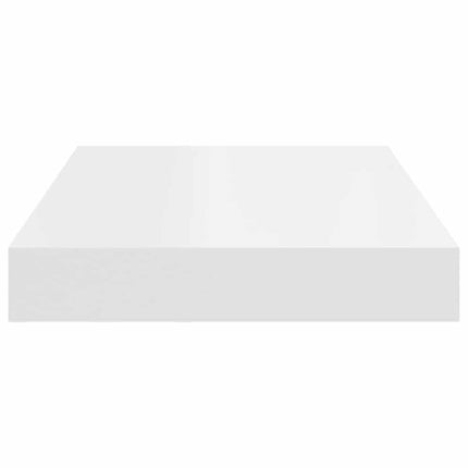 Svävande vägghylla vit 40x23x3,8 cm MDF