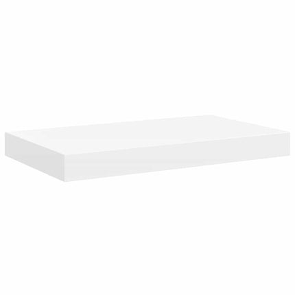 Svävande vägghyllor 4 st vit 40x23x3,8 cm MDF
