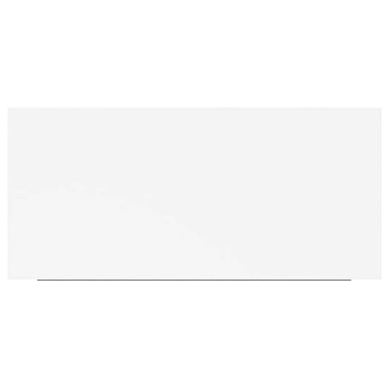 Svävande vägghylla vit 50x23x3,8 cm MDF