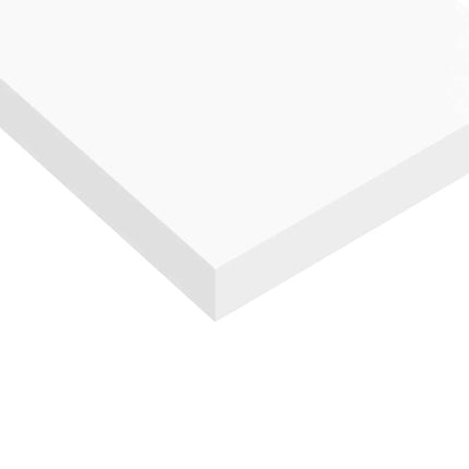 Svävande vägghylla vit 90x23,5x3,8 cm MDF