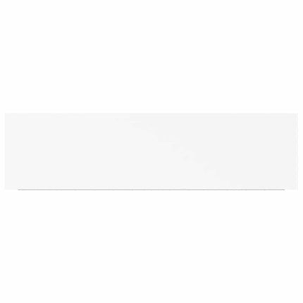 Svävande vägghyllor 4 st vit 90x23,5x3,8 cm MDF