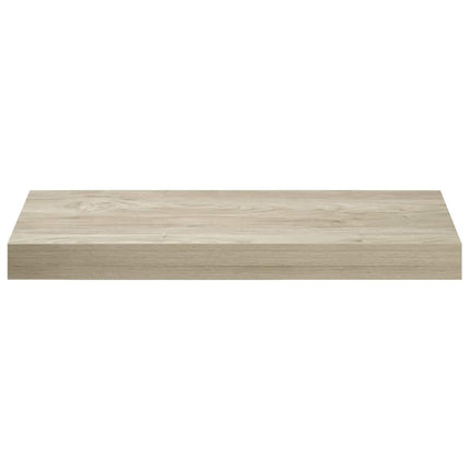 Svävande vägghylla ek 50x23,5x3,8 cm MDF