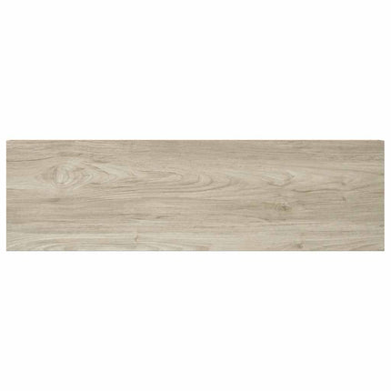 Svävande vägghyllor 4 st ek 80x23,5x3,8 cm MDF