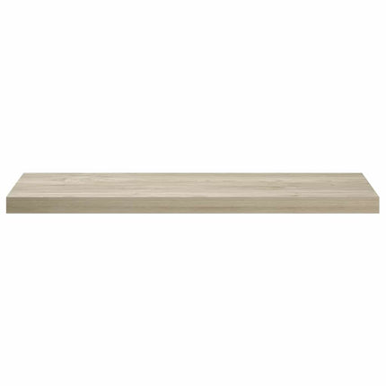 Svävande vägghyllor 4 st ek 90x23,5x3,8 cm MDF