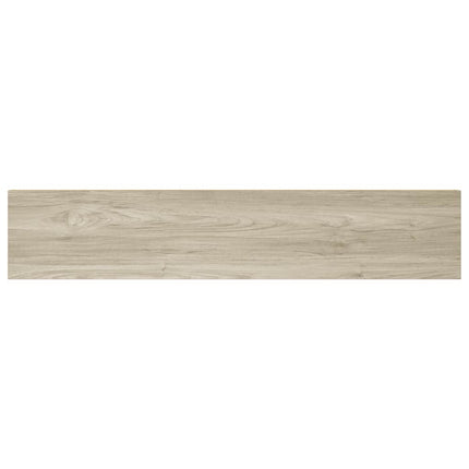 Svävande vägghyllor 2 st ek 120x23,5x3,8 cm MDF