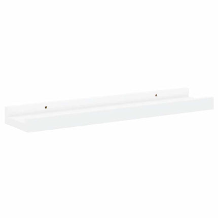 Tavellister 2 st vit 40x9x3 cm MDF