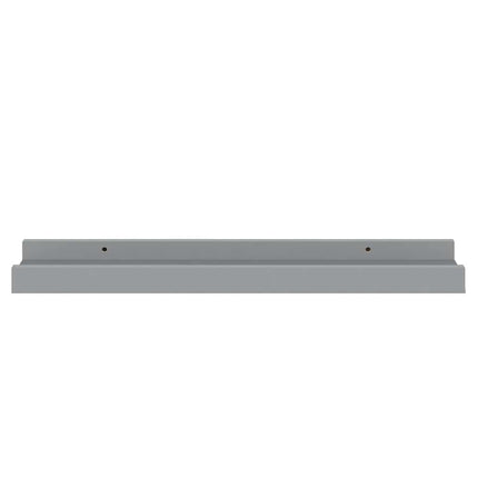 Tavellister 2 st grå 40x9x3 cm MDF