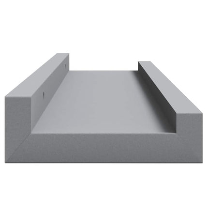 Tavellister 2 st grå 40x9x3 cm MDF