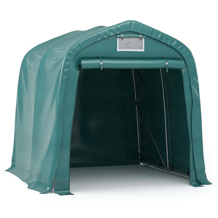 Garagetält PVC 1,6x2,4 m grön